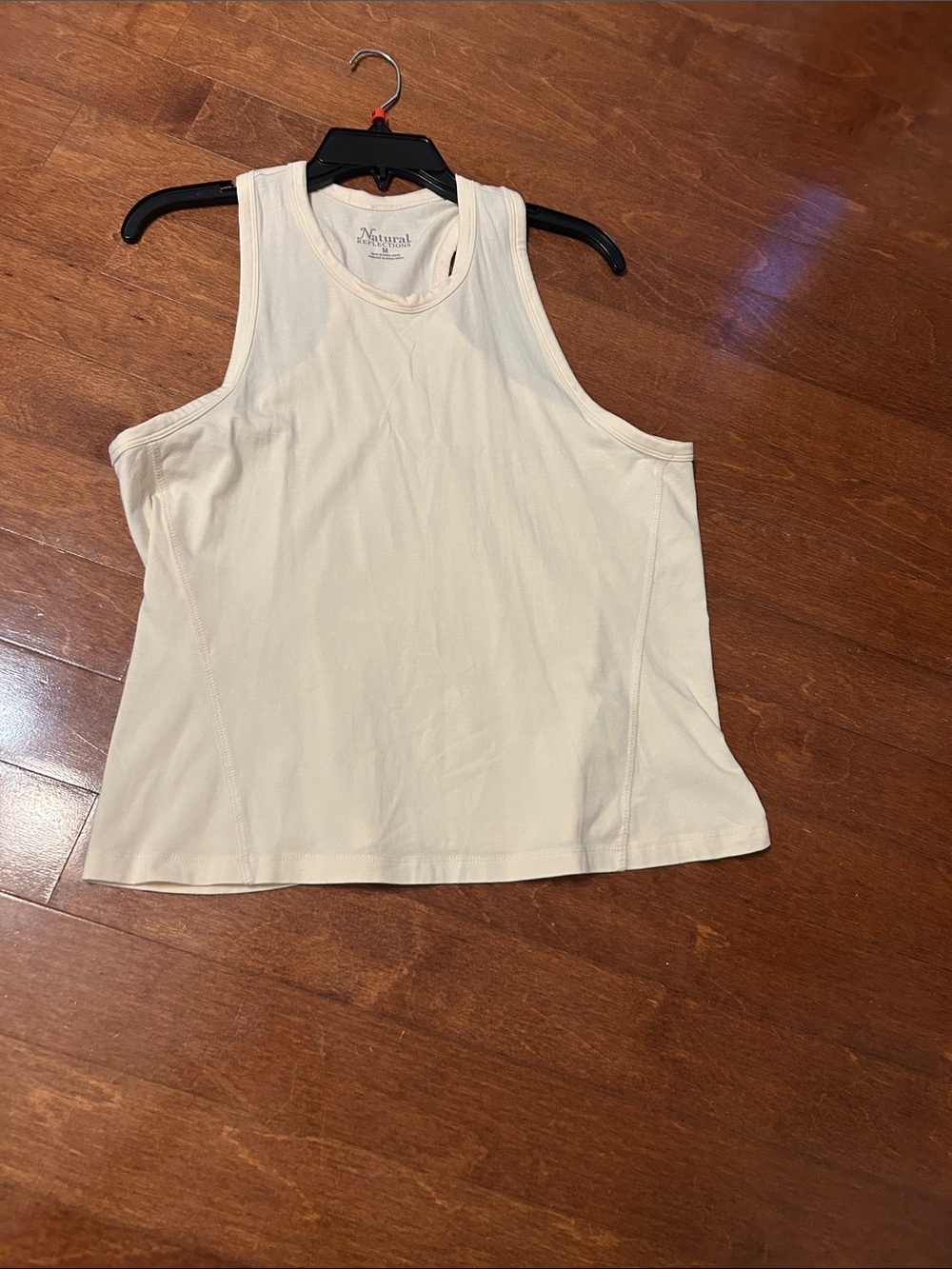 Natural life Light Cream Racerback Tank